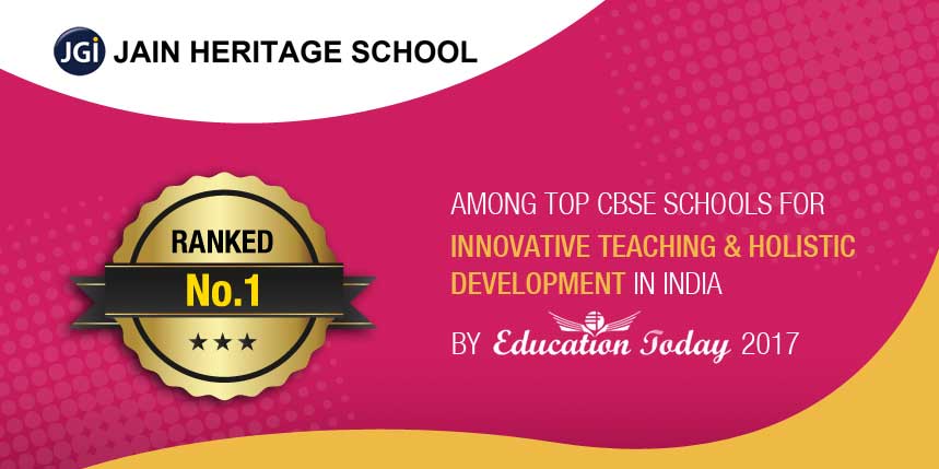 Jain Heritage School Ranked No.1 in Innovative Teaching and Holistic Development